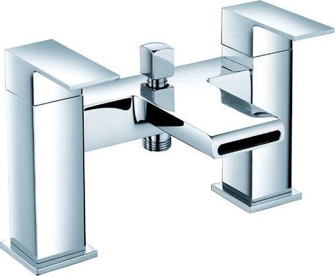 Double Handle Brass Basin Faucet For Precise Water Flow Control in Modern Design T8541