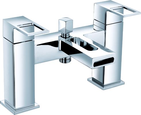 Brass Bath Shower Mixer Faucet and Chrome Finish For Bath T8601