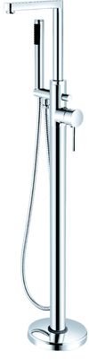 Chrome Finish Floor Standing Bath Shower Mixer For Modern Living Spaces T8620N