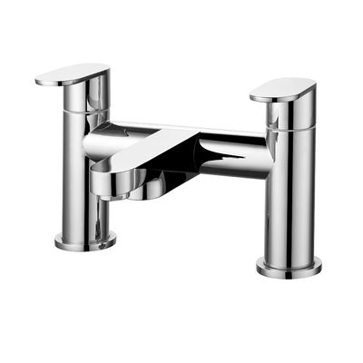 Double Handle Brass Mixer Faucet for Easy Water Temperature Adjustment T8624