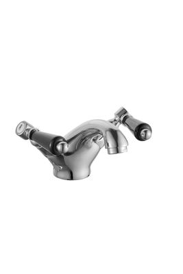 Double Handle Brass Material Basin Faucet For Bathroom T8662