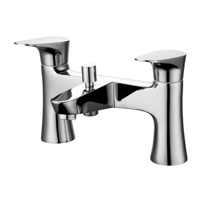 Double Handle Bath Shower Mixer Faucet For Refreshing Bathroom Experience T8711