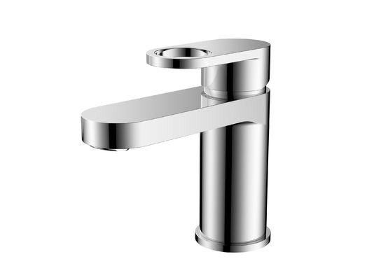 Single Handle Brass Basin Mixer Faucet For Practical Design In Bathroom T8732