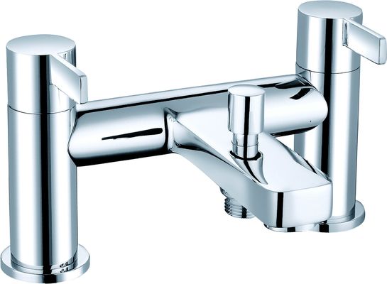 Double Handle Brass Bath Shower Mixer For Bathroom Design T8751