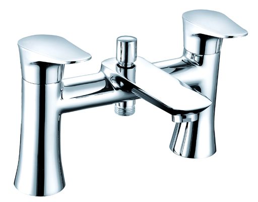 Brass Bath Shower Mixer with Chrome Finish and 3 Years Warranty for Bathroom Usage at 0.5-3.0 Bar Pressure