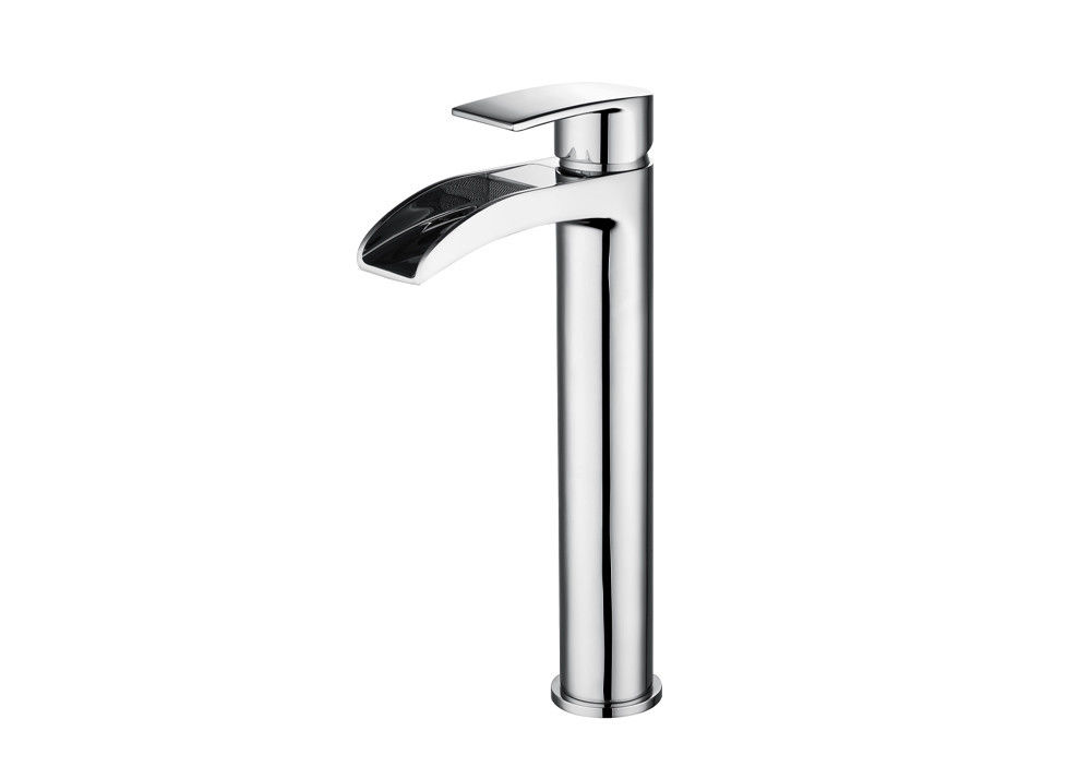 High Quality Brass Single-Handle Contemporary Waterfall Basin Mixer T8112L