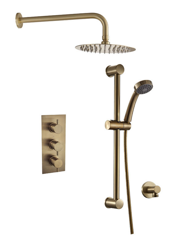 Polishing Sliding Rail Shower Set Smooth Slide Rail Shower System S1103