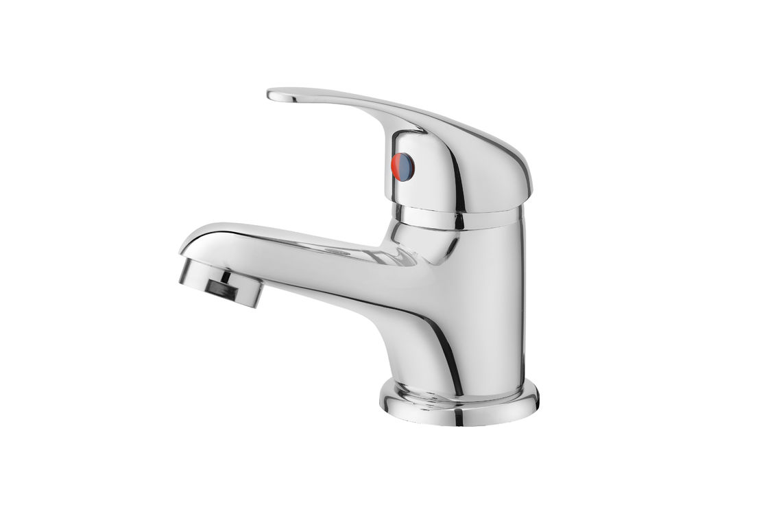 Single Lever Monobloc Chrome Polished Basin Mixer  for Home T8022NW