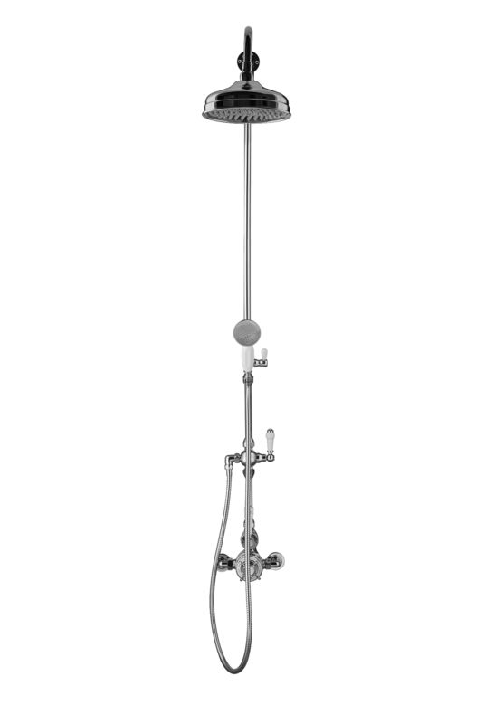 Brass Thermostatic Bath Shower Mixer 2 Spray Settings Standard S1030