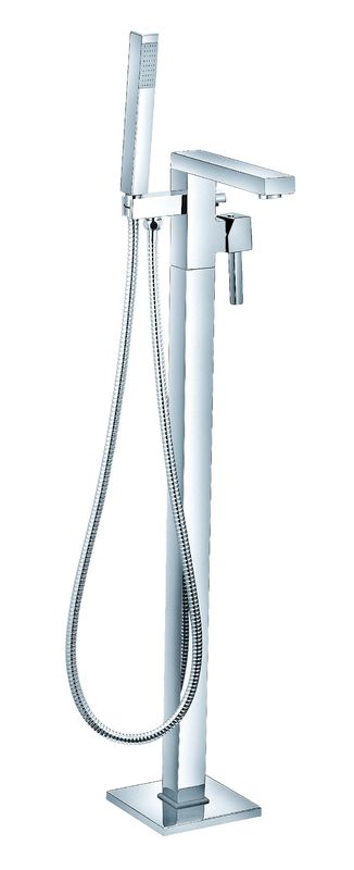 Stylish Floor Standing Bath Shower Mixer Ceramic Valve  For Bathroom T8170