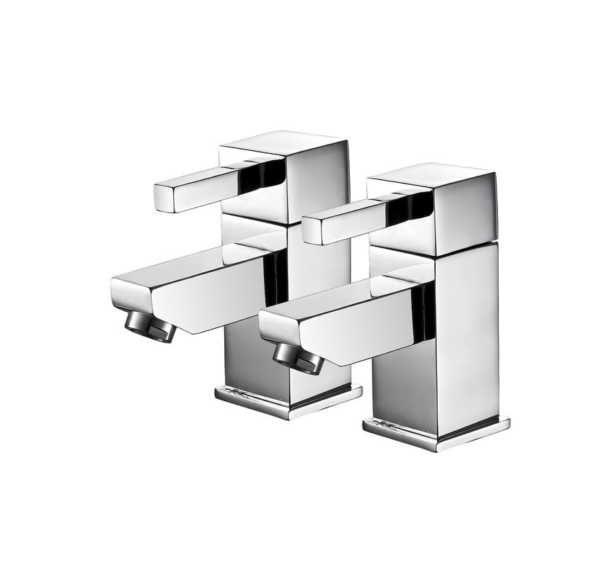 Chrome Brass Bath Shower Mixer Taps Easy Clean Ceramic Valve Core