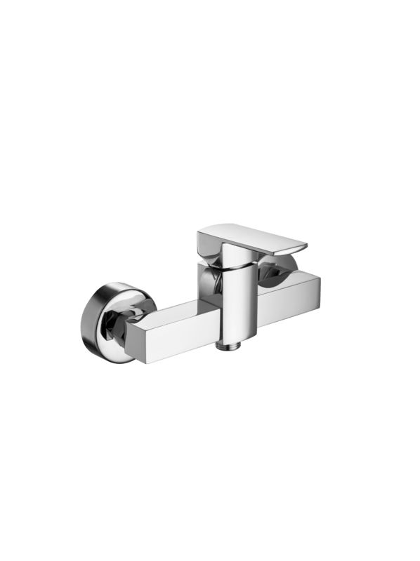 Single Chrome Wall Mounted Mixers bathroom Modern Shower Mixer T2034