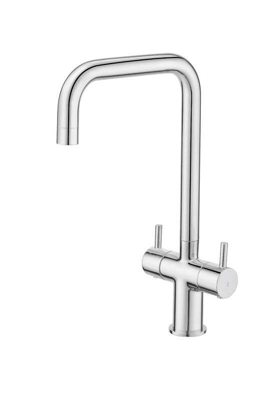 stylish space Modern Kitchen Faucets Double Handle Monobloc