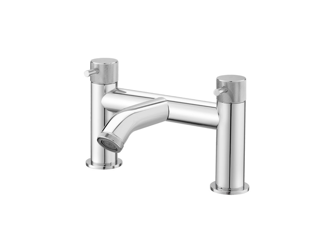 Ceramic Modern Bath Shower Mixer One Hole Chrome Finish Faucets