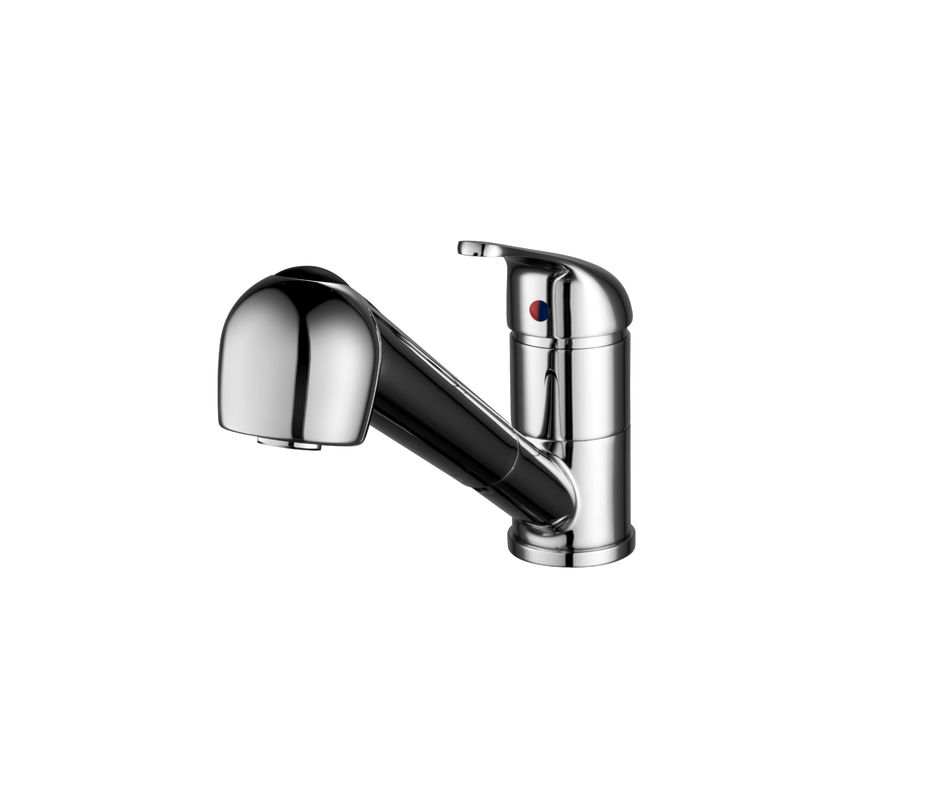 Chrome Monobloc Kitchen Mixer Tap monobloc sink tap With Pull put Handshower