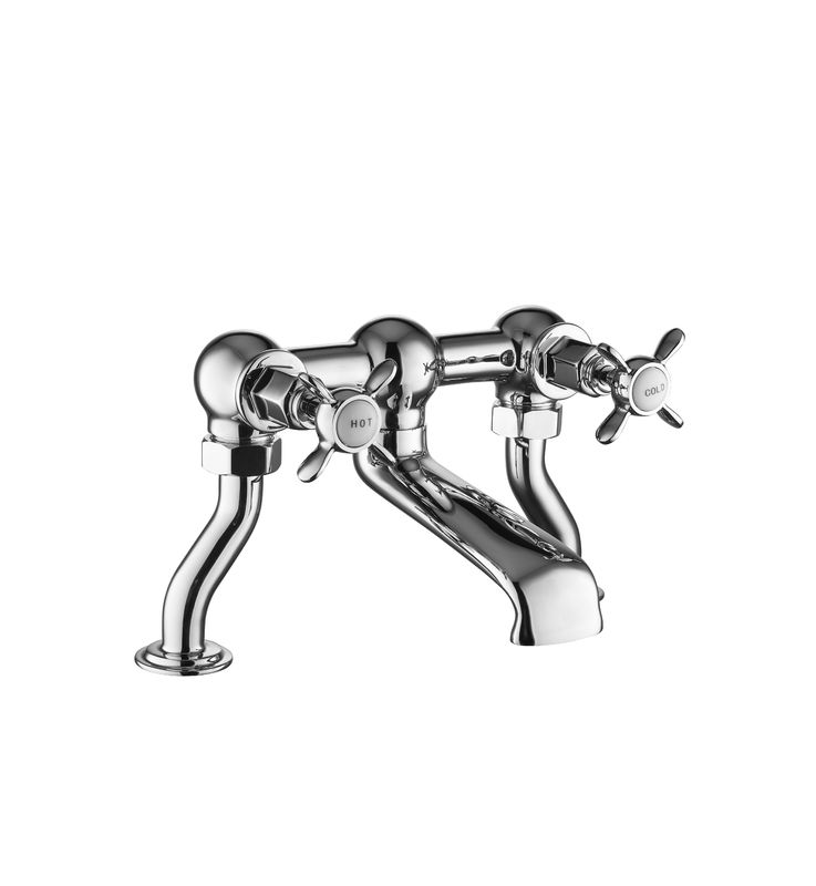 Contemporary Brass Bath Shower Hot and Cold Mixer Function