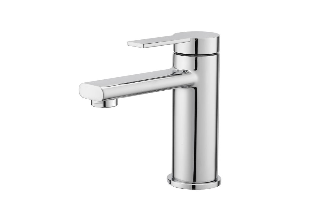 Stylish Kitchen Basin Mixer Faucet Brass Material Monobloc Chrome