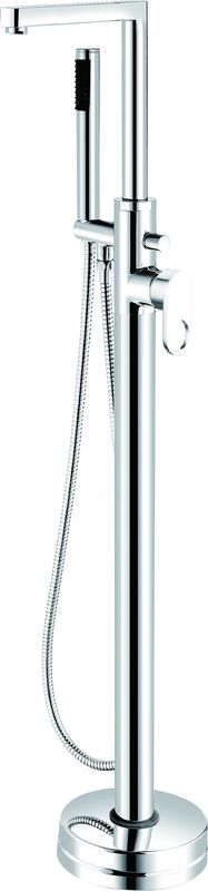 Contemporary Standing Bath Mixer Chrome Brass corrosion resistance T8730