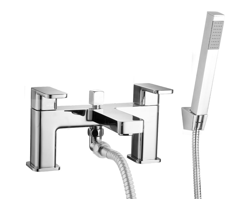 Convenience Bath Shower Mixer Chrome Finish Brushed Gold T9561