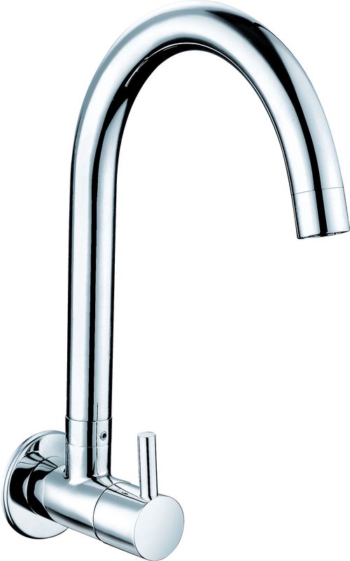 Wall Mounted Kitchen Mixer Faucet Monobloc Single Handle Lever