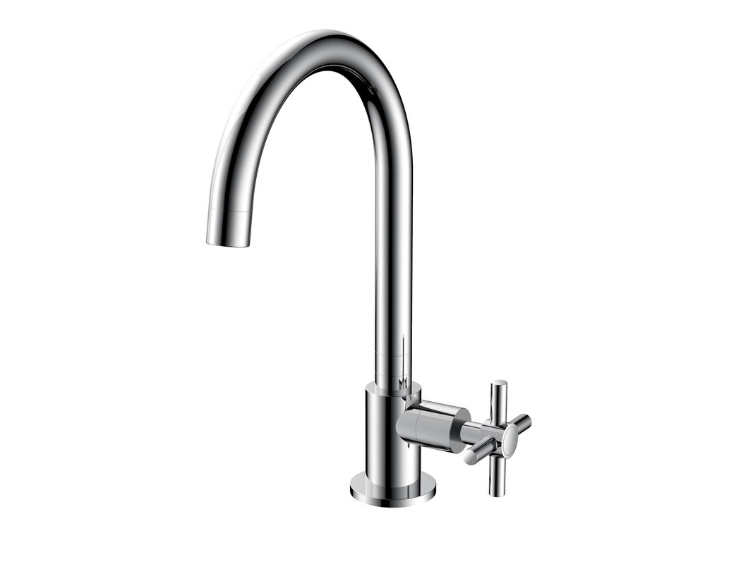 Contemporary Single Handle Kitchen Mixer Faucet 275 Mm Height