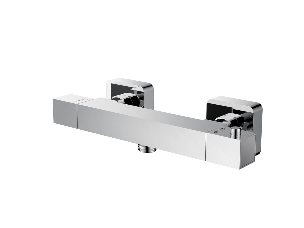 Adjustable Temperature Thermostatic Bath Mixer Chrome Modern  T80814