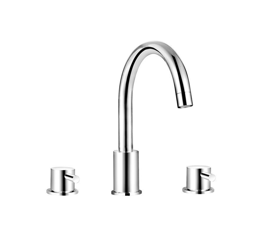 Chrome Finish Kitchen Basin Mixer T8002D single lever basin tap
