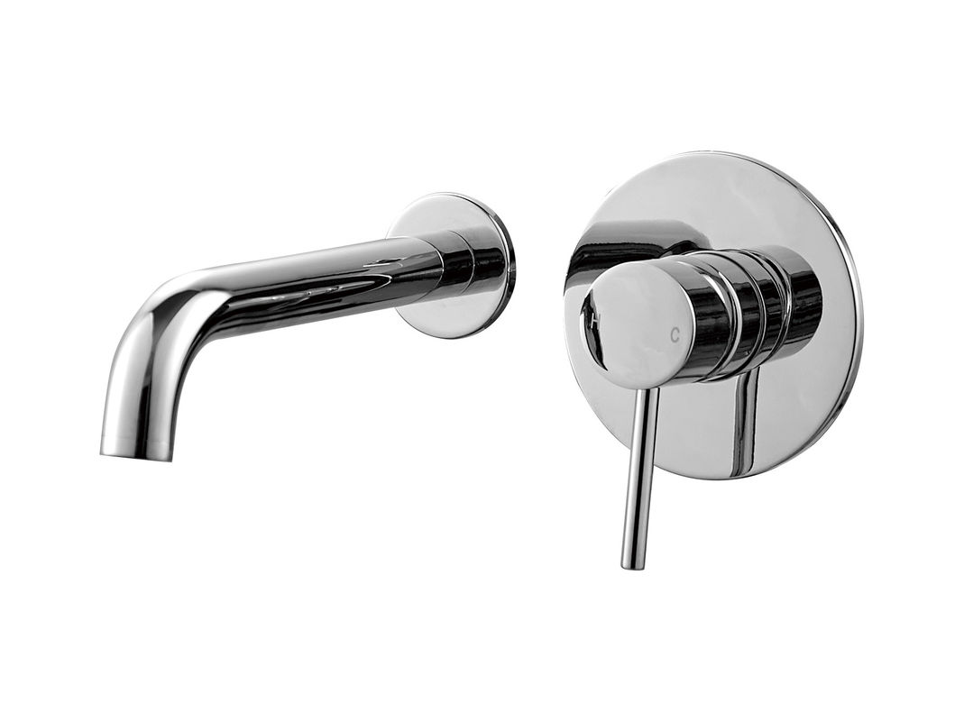 Ceramic Valve Concealed Bath Shower Mixer Installation Type Wall Mounted T8009A