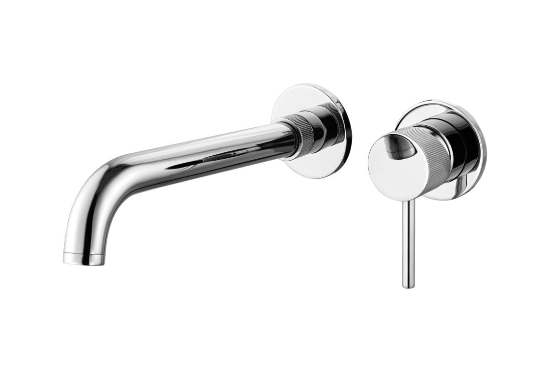Single Handle Knurl Basin Concealed Mixer with 3 Years Warranty T9807