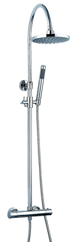 Chrome Brass High Quality Thermostatic Shower Tap With Modern Style S1003