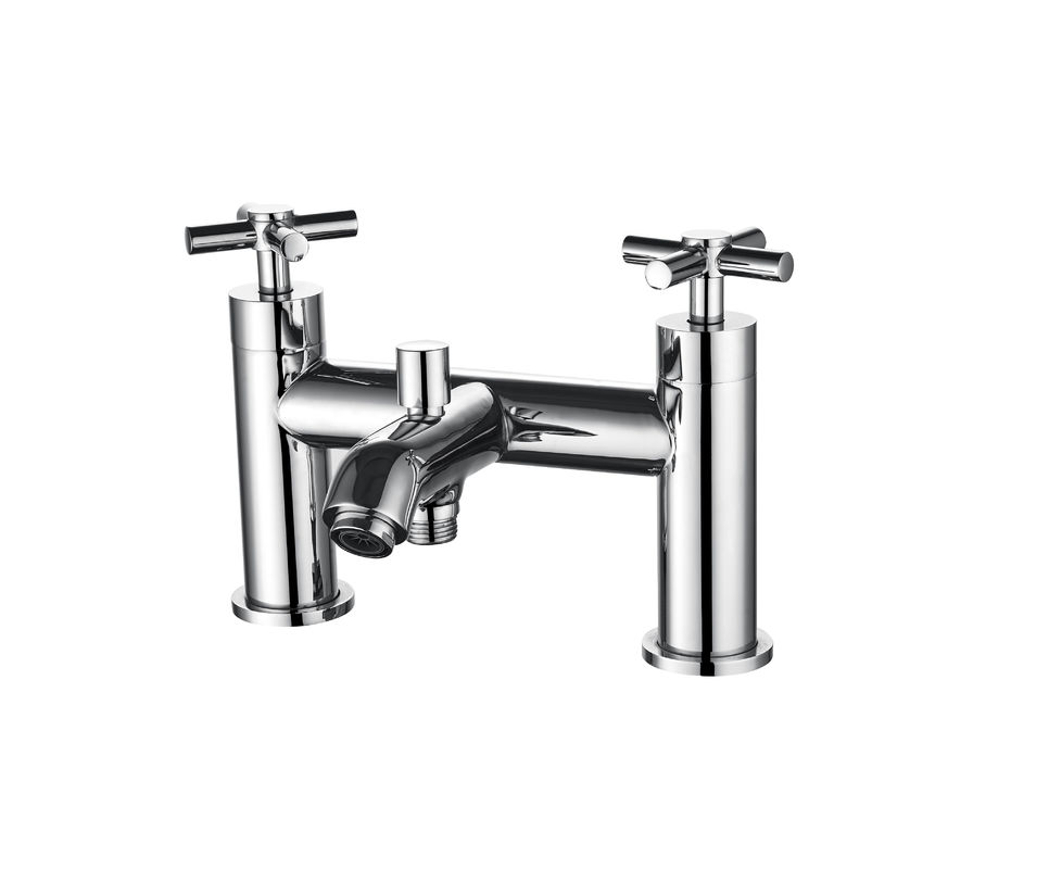 Luxurious Chrome Finish Bath Shower Mixer Faucet Temperature Controlled