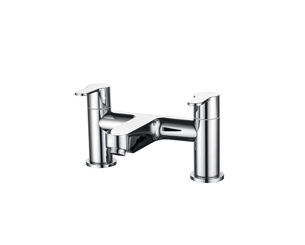 Black Bath Shower Mixer Faucet For 0.5-3.0 Bar Pressure T8094