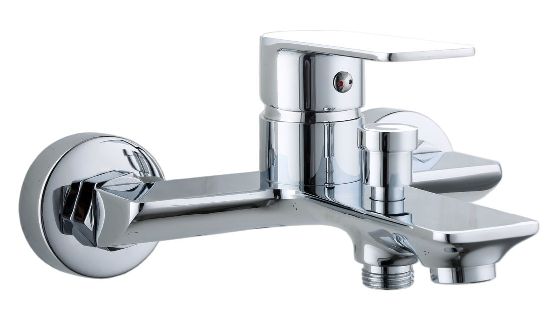 High Durability Wall Mounted Bathtub Shower Mixer Secure Installation