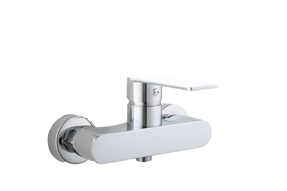Luxurious Wall Mounted Bath Shower Mixer Faucet Contemporary Style T9374A