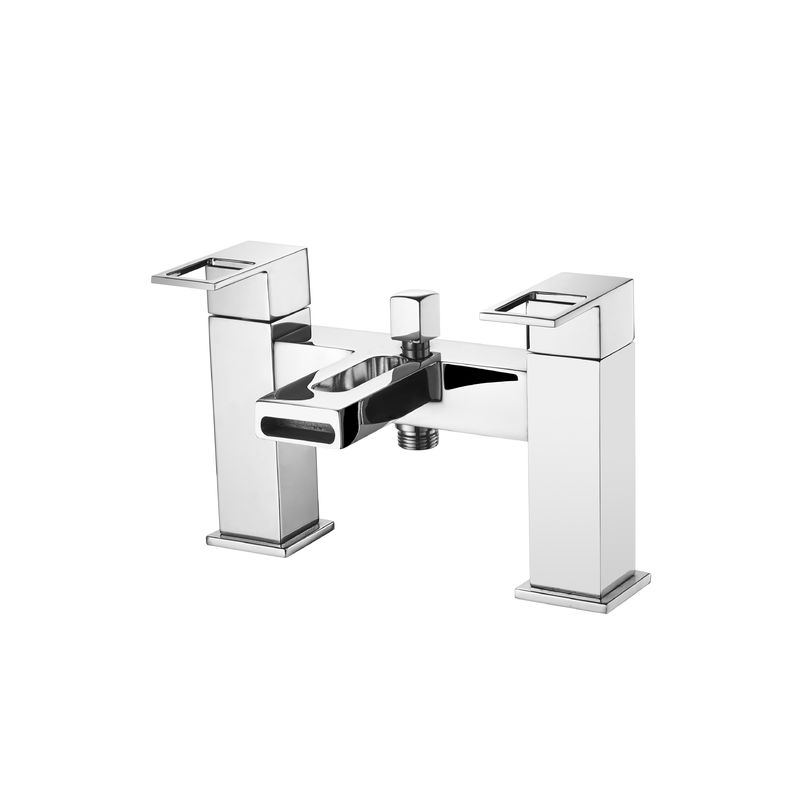 Elegance Brass Bath Shower Mixer Faucet With Chrome Finish
