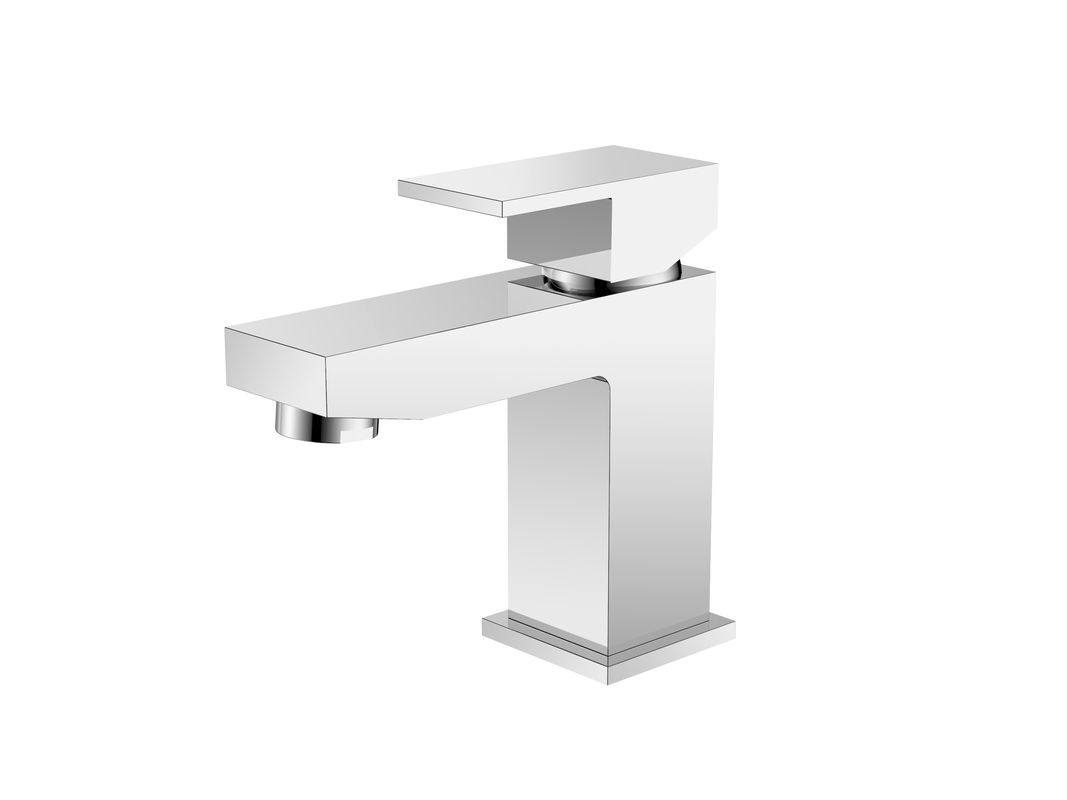 0.5 Bar Basin Mixer Tap Faucet Chrome Finish Brass T8532MW