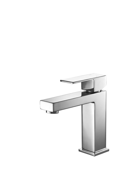 Chrome Finish Brass Material Basin Mixer Faucet For Bathroom T8532W