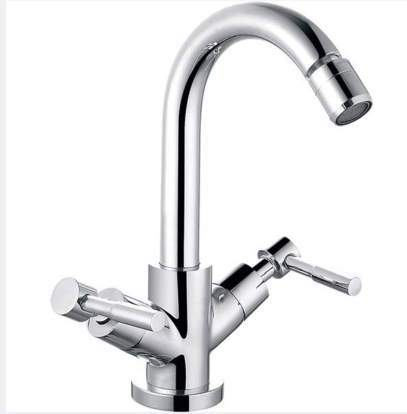 Modern Double Handle Brass Bidet Mixer Tap For Bathroom T80531