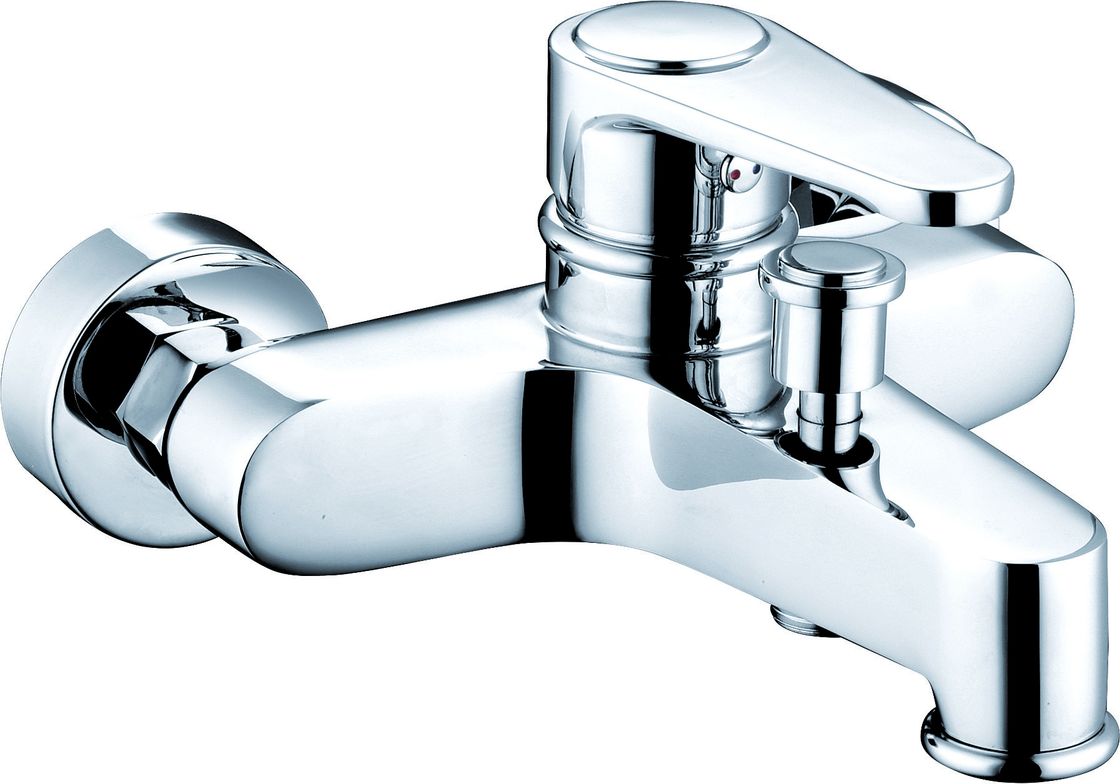 Contemporary Brass Wall Mounted Shower Mixer For Bathroom T2021