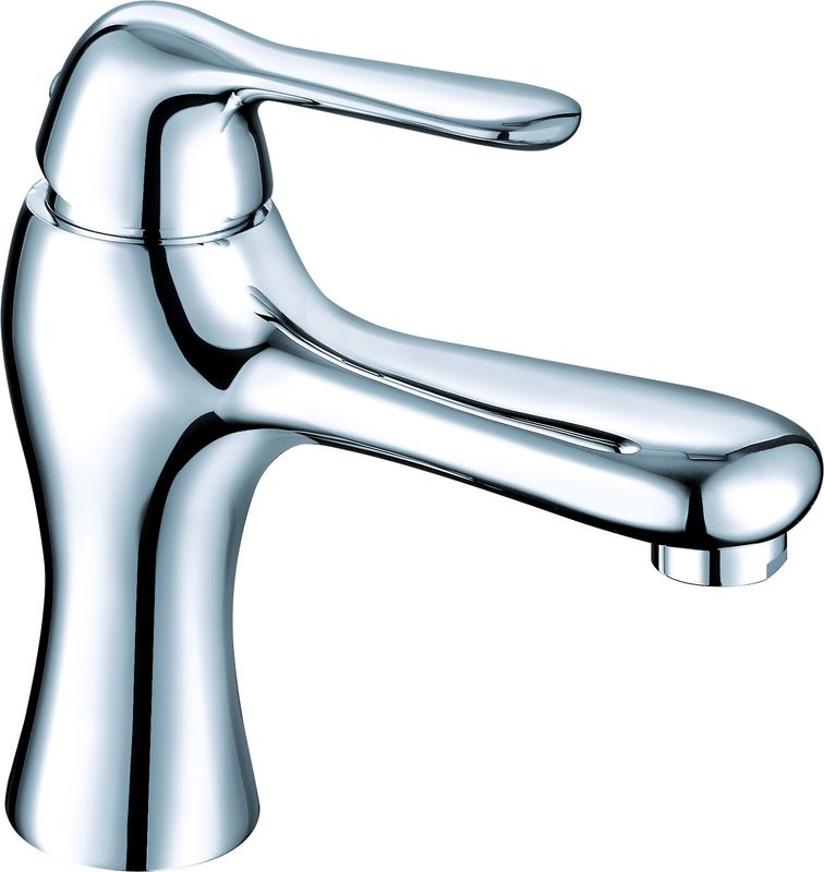 Modern Style Brass Material Basin Mixer Faucet With Chrome Finish T2052