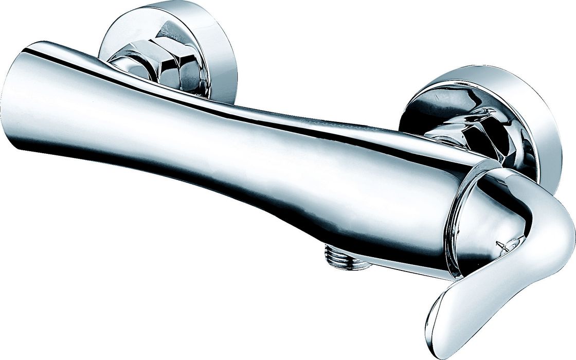 Contemporary Style Brass Material Wall Mounted Single Handle Bath Shower Mixer T2054