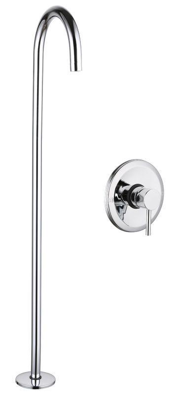 Polished Brass Material Contemporary Style Handle For Shower T80013