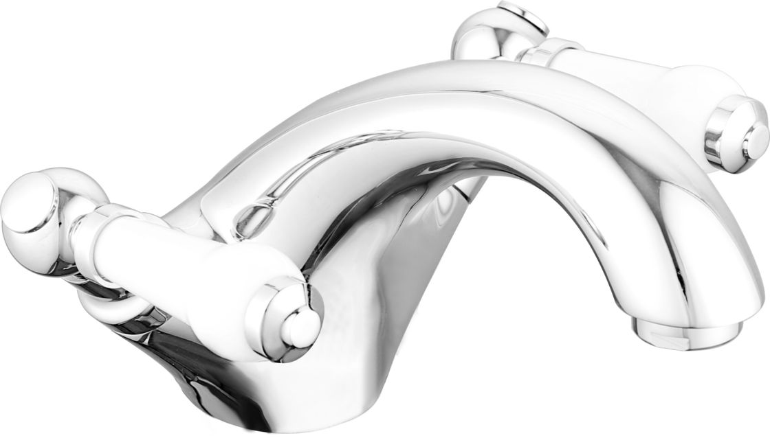 Chrome Finish Brass Material Modern Style Basin Mixer Faucet T8032CW