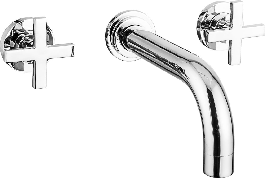 Contemporary Style Chrome Finish Brass Concealed Shower Mixer T8057B