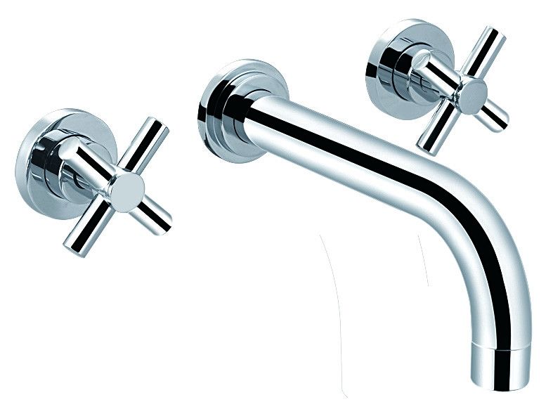 Brass Polished Concealed Shower Mixer Contemporary Handle Style in Chrome T80572