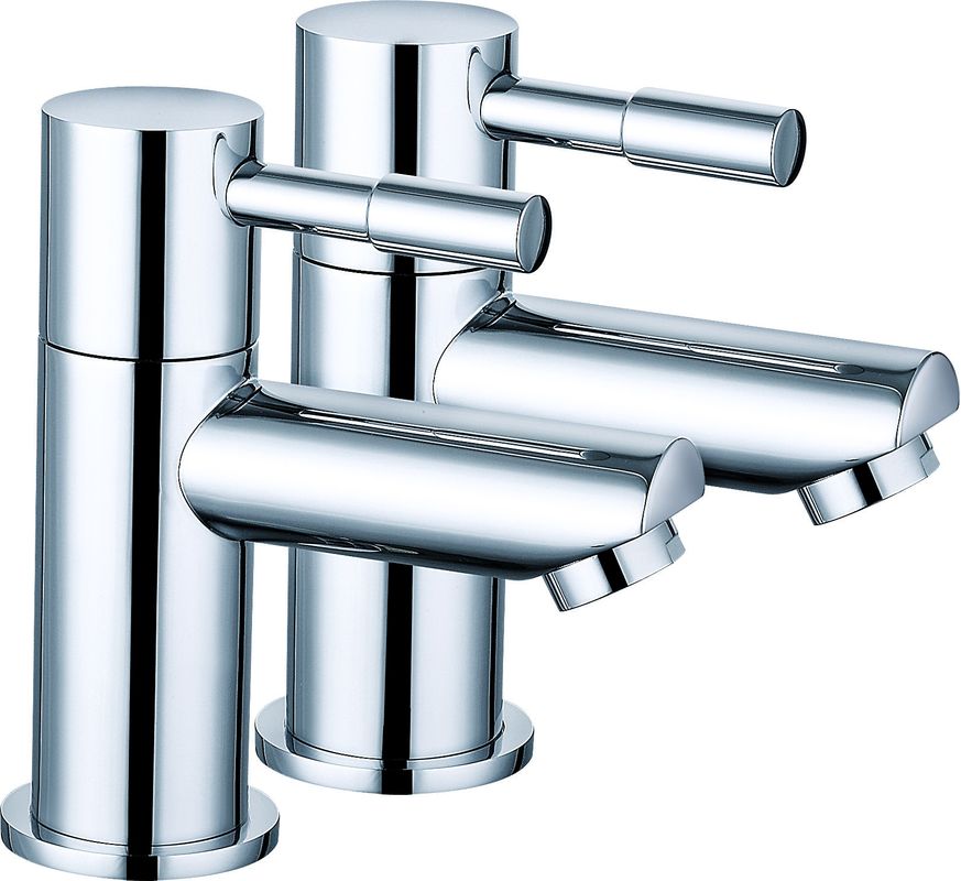 Single Handle Chrome Finish Modern Bathroom Mixer Faucet  T8015