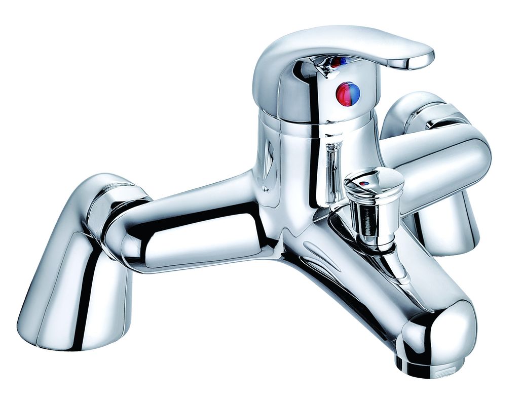 Easy to Install Bath Shower Mixer Faucet With Chrome Finish T8021