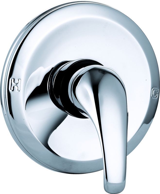 Bathroom Concealed Shower Mixer with Chrome Finish Brass Material T8027C