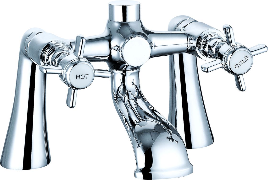 Double Handle Bath Shower Mixer Faucet for Bathroom Performance T8049