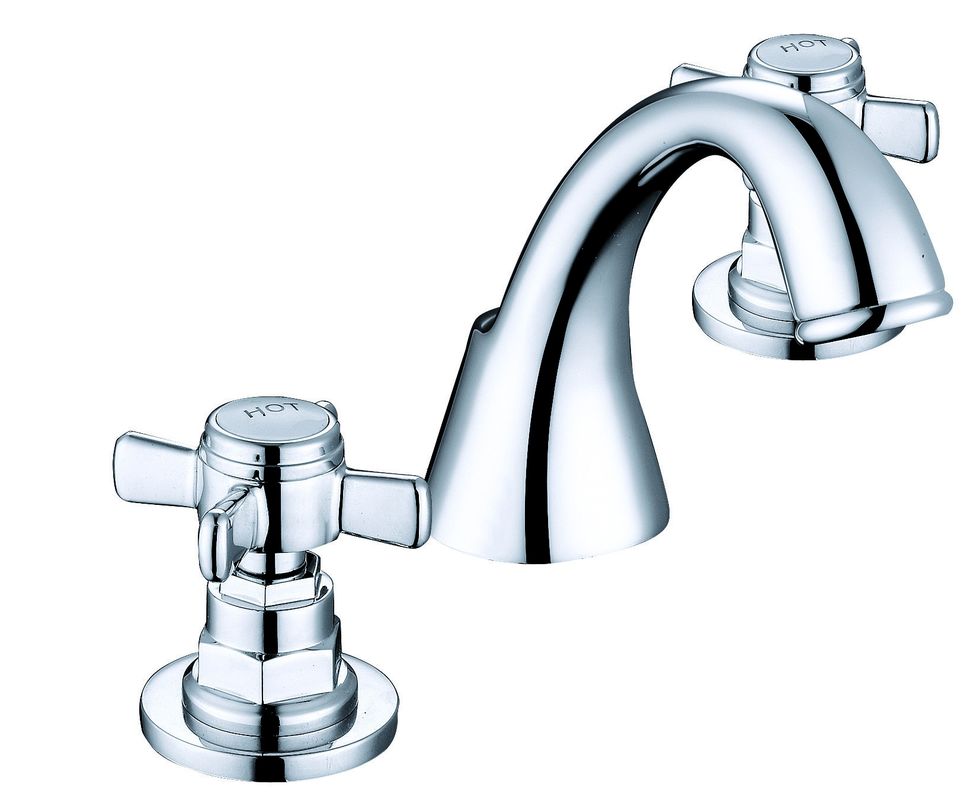 Polished Chrome Finish Concealed Basin Mixer for Bathroom T80410